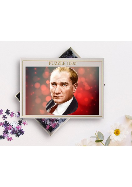 Bk Atatürk Tasarımlı 1000 Parça Profesyonel Puzzle-10