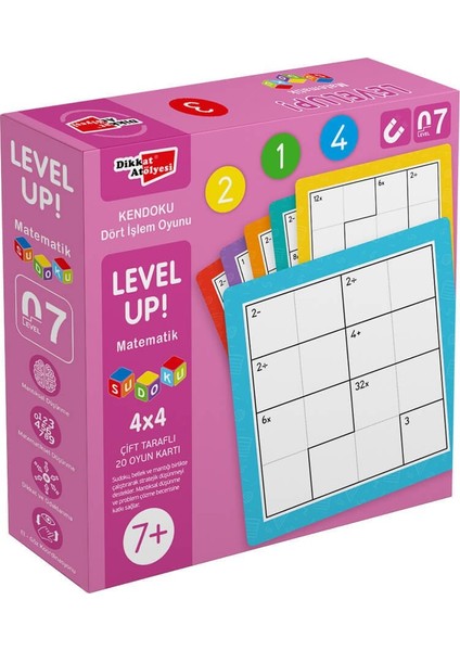 Dikkat Atölyesi Yayınları Levelup! 7 - Matematik Sudoku