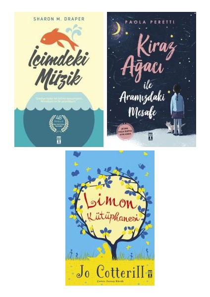3 Kitap Set 5. 6. 7. 8. Sınıflar Ortaokul Okuma Kitapları / Içimdeki Müzik - Kiraz Ağacı ile Aramızdaki Mesafe - Limon Kütüphanesi