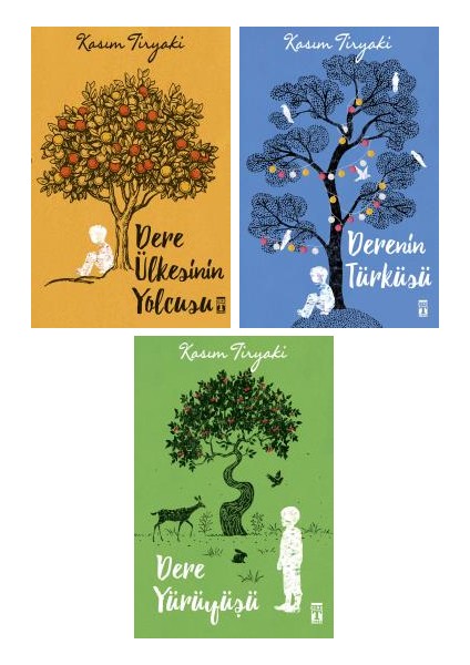 Hebo Serisi 3 Kitap Set Kasım Tiryaki / Dere Ülkesinin Yolcusu - Derenin Türküsü - Dere Yürüyüşü