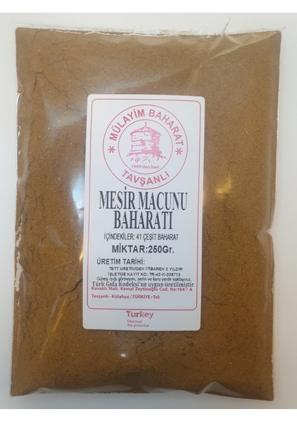 Mesir Macunu Baharatı (41 Çeşit Baharat) 250 gr