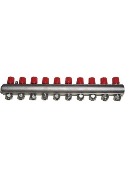1" Kendinden Vanalı Kollektör (Mavi - Kırmızı)