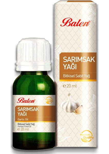 Doğal Sarımsak Yağı (Ekstraksiyon) 20 ml x 4