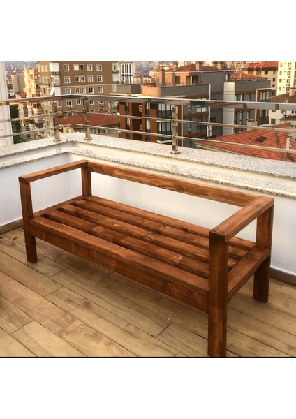 165 cm Bahçe-Balkon Ahşap Koltuk