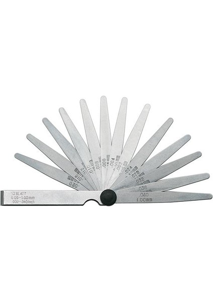 44830008 Çelik Sentil Takımı 8 Parçalı 100 mm / 0,05-0,5 mm