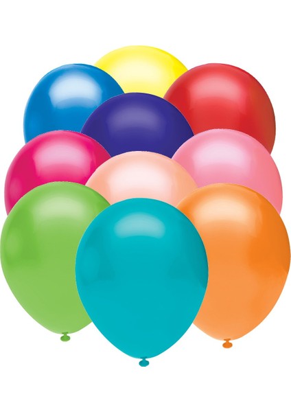 Karışık Baskısız Pastel Balon 100'LÜ 12 Inç