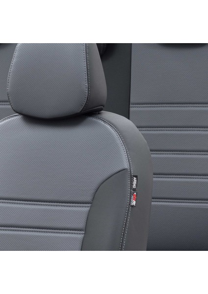 Fiat Egea Cross 2020-SONRASI Özel Üretim Koltuk Kılıfı New York Design Füme - Siyah modelleri