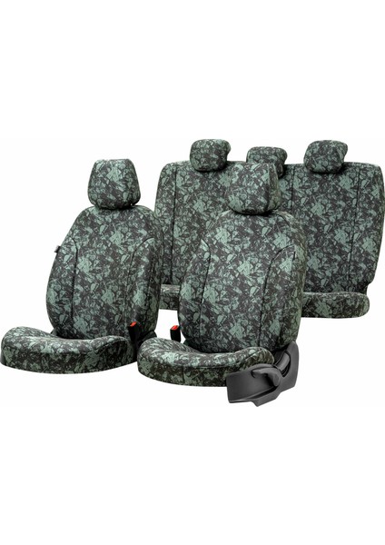 Renault Kangoo 1998-2009 Özel Üretim Koltuk Kılıfı Safari Design Fuji