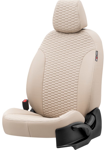 Renault Zoe 2012-2020 Özel Üretim Koltuk Kılıfı Tokyo Design Deri Bej fiyatları
