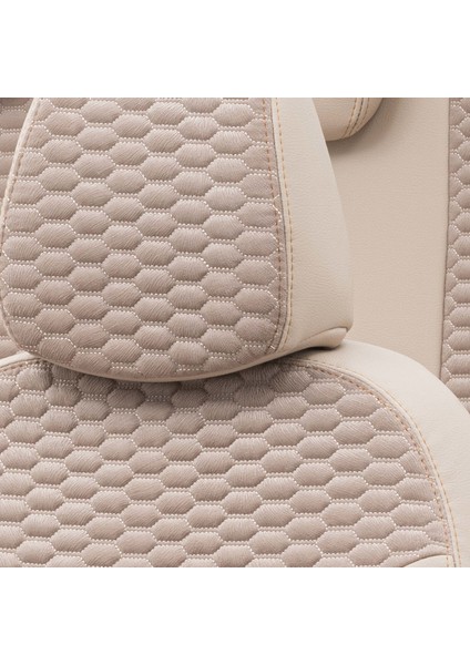 Skoda Kamiq 2019-2020 Özel Üretim Koltuk Kılıfı Tokyo Design Taytüyü Bej indirimleri