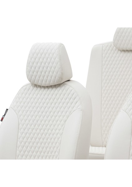 Volvo XC40 2018-2020 Özel Üretim Koltuk Kılıfı Amsterdam Design Deri Fildişi