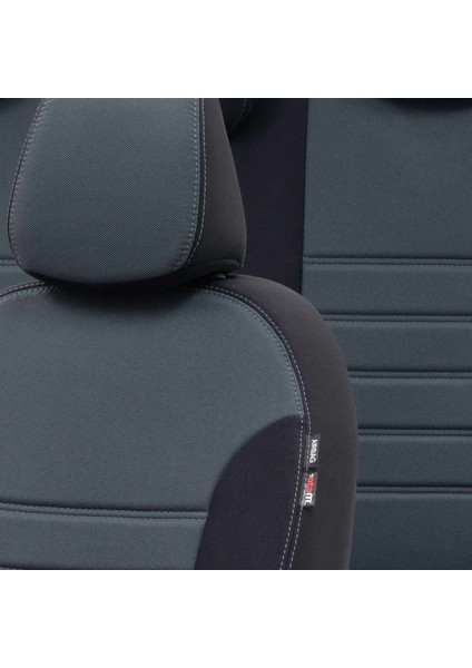 Volvo XC40 2018-2020 Özel Üretim Koltuk Kılıfı Original Design Füme - Siyah modelleri
