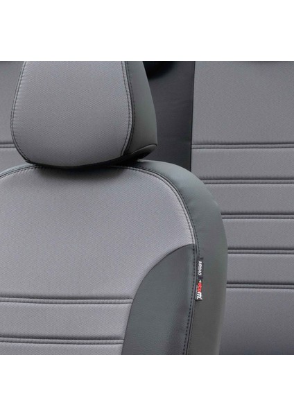 Skoda Scala 2019-2020 Özel Üretim Koltuk Kılıfı Paris Design Gri modelleri