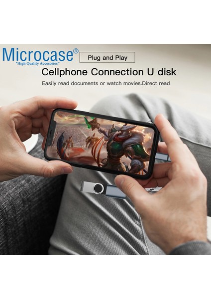 2in1 Type C To Micro USB 3.0 Otg Adaptör - Siyah AL2598