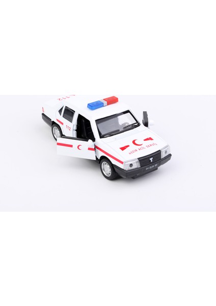 2'li Metal Sesli ve Işıklı Çek Bırak Kapıları Açılan Polis ve Ambulans Seti fırsatları