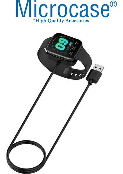 Oppo Watch 41 mm Manyetik Şarj USB Kablo 1 Metre Siyah - AL2596