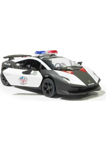 Lamborghini Sesto Elemento Çek Bırak Diecast Model Polis Arabası modelleri