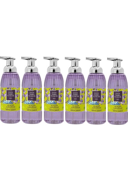 Alaçatı Lavantası Zeytinyağlı Köpük Sabun 6 x 500 ml