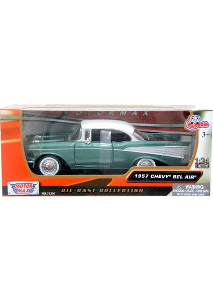 Vardem Motormax 1/24 1957 Chevy Bel Air Yeşil fiyatları