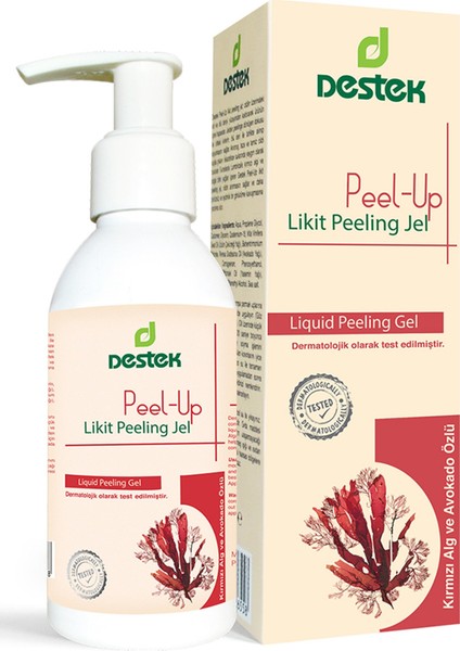 Peel - Up Peelup Likit Peeling Jel Kırmızı Yosun ve Avokado Özlü 150 ml