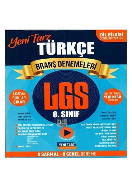 Yeni Tarz 8. Sınıf LGS Türkçe Branş Denemeleri