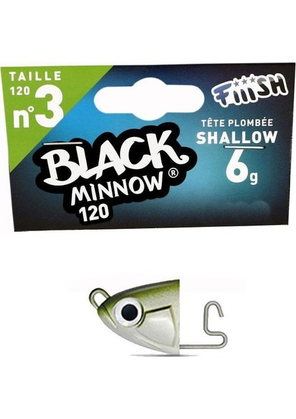 BM120/3 BM149 SHALLOW 6GR KAKI JIG HEAD