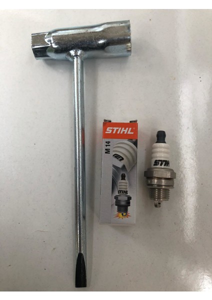 Stihl Buji+Buji Anahtarı Motorlu Tırpan ve Testere Uyumlu