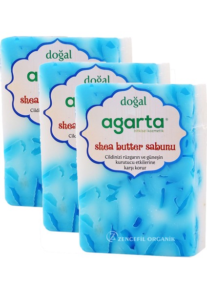 Shea Butter Sabunu Doğal El Yapımı 150 gr x 3