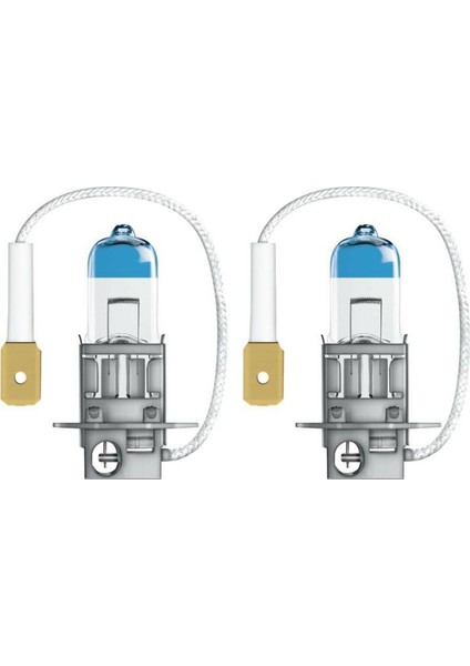 12V 55W H3 %100 Fazla Işık Standart Renk Ampul Seti