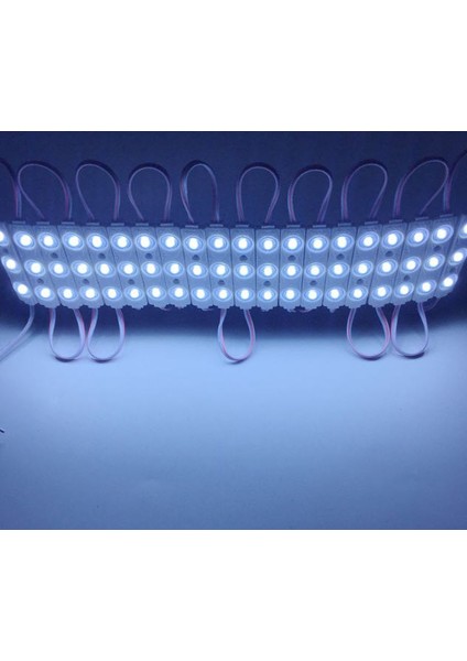 12V 3 Ledli Parmak LED Modül 1.5W 2835 Smd Mercekli (2 Adet) Beyaz fiyatları