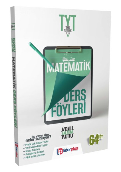 Liderplus TYT Matematik Ders Föyleri 64 Föy