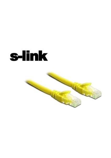 S-Lınk SL-CAT6030YE Cat6 30 cm Sarı Patch Kablo