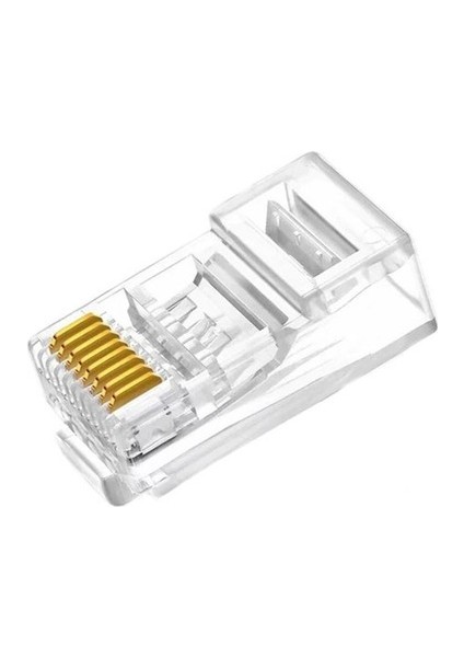 Cat6 U/utp Konnektör Ez Plug Yeni Nesil 100 Adet