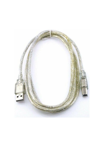 TKU-2005 USB 2.0 Şeffaf Kablo 5 mt