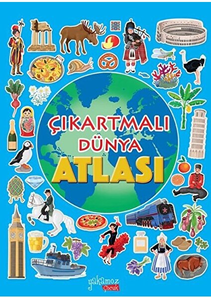 Çıkartmalı Dünya Atlası - Ilaria Barsotti