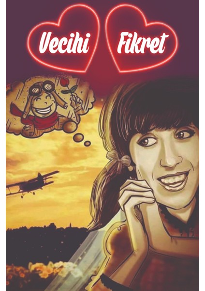 Vecihi ve Fikret Yeşilçam Vazgeçilmezleri Karikatür 50X70 Retro Afiş