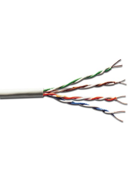 Cat6 U/utp 305 mt 23 Awg Network Kablosu Gri