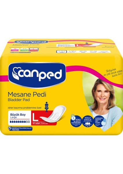 Mesane Pedi Klasik L-Büyük Boy 60 Adet