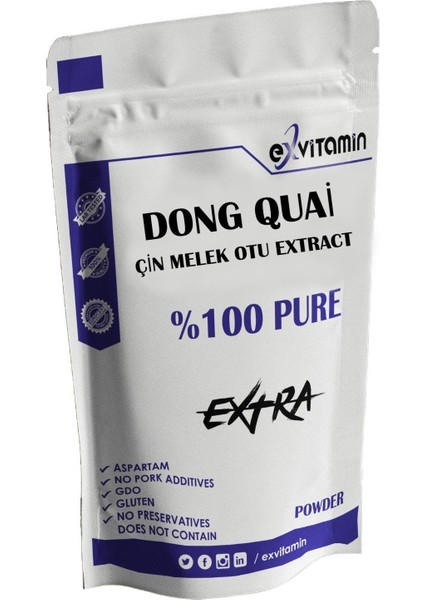 Donk Quai Çin Melek Otu Kökü Toz Extract 100 gr