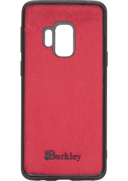 Samsung Galaxy S9 Kırmızı Noktalı Deri Arka Telefon Kılıfı modelleri