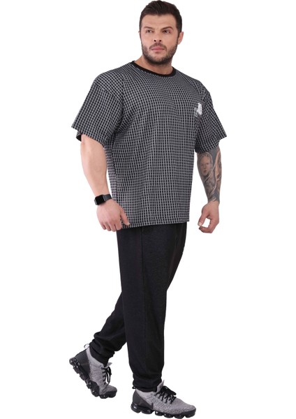 Spor T-Shirt Geniş Kesim Oversize Üst Big Sam 2770