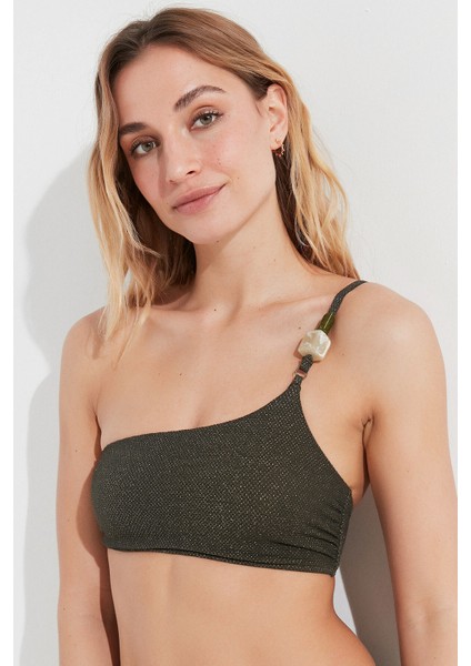 Haki Brisha Tek Omuz Bikini Üstü fiyatları