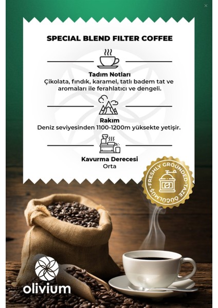 Öğütülmüş Filtre Kahve - 2 x 250 gr