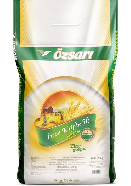 Ince Köftelik Bulgur Çuval 5 kg