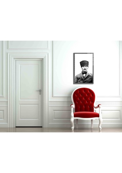 Atatürk Cam Tablo 4 mm Dayanıklı Temperli Cam