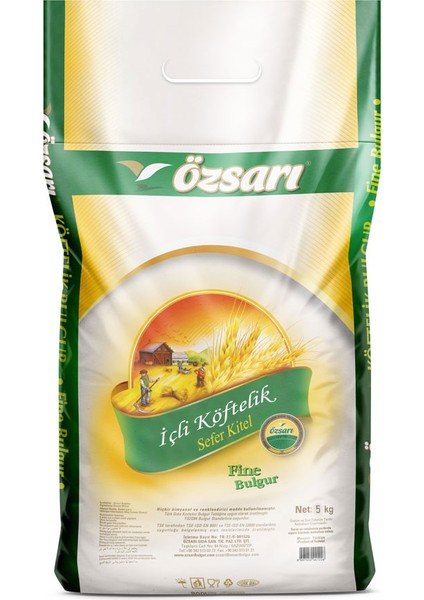 Içli Köftelik Bulgur Sefer Kitel Çuval 5 kg