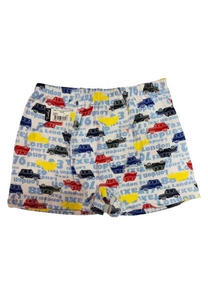 0254 Erkek Çocuk Empirme Desenli Boxer 12 Adet