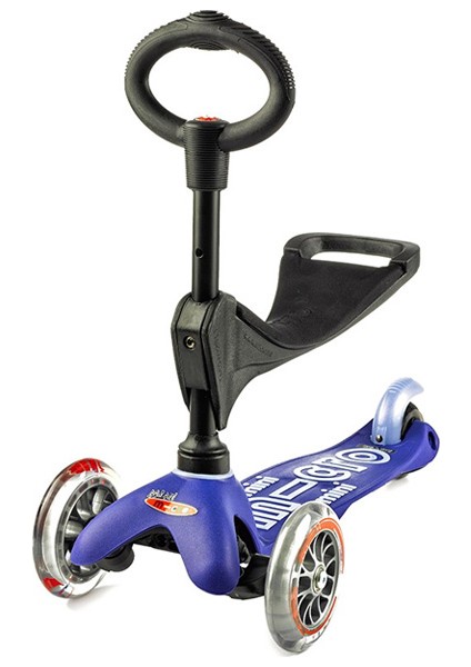 Scooter Mini Deluxe 3 In 1 Mavi MMD014