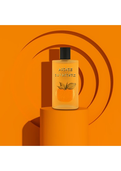 Kişiye Özel Bodrum Mandalinası Kolonyası Cam Şişe 160 ml
