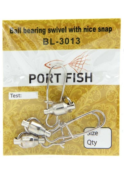 Ball Bearing Swivel With Nice Snap Klipsli Fırdöndü